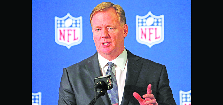 Goodell says NFL was wrong for not listening to players